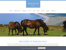 Tablet Screenshot of porlock.co.uk